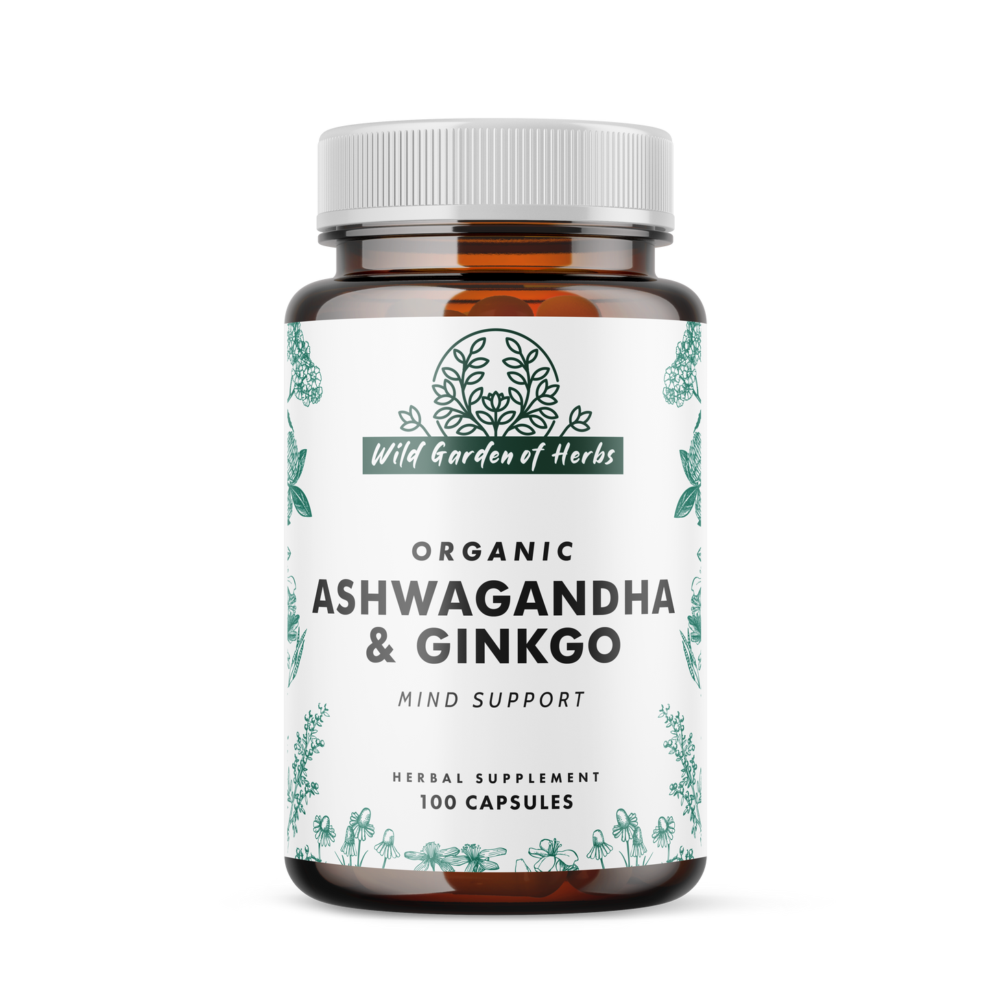 Did you know this combination of herbs naturally support the body’s: Brain function, Cognitive response, Healthy stress response.