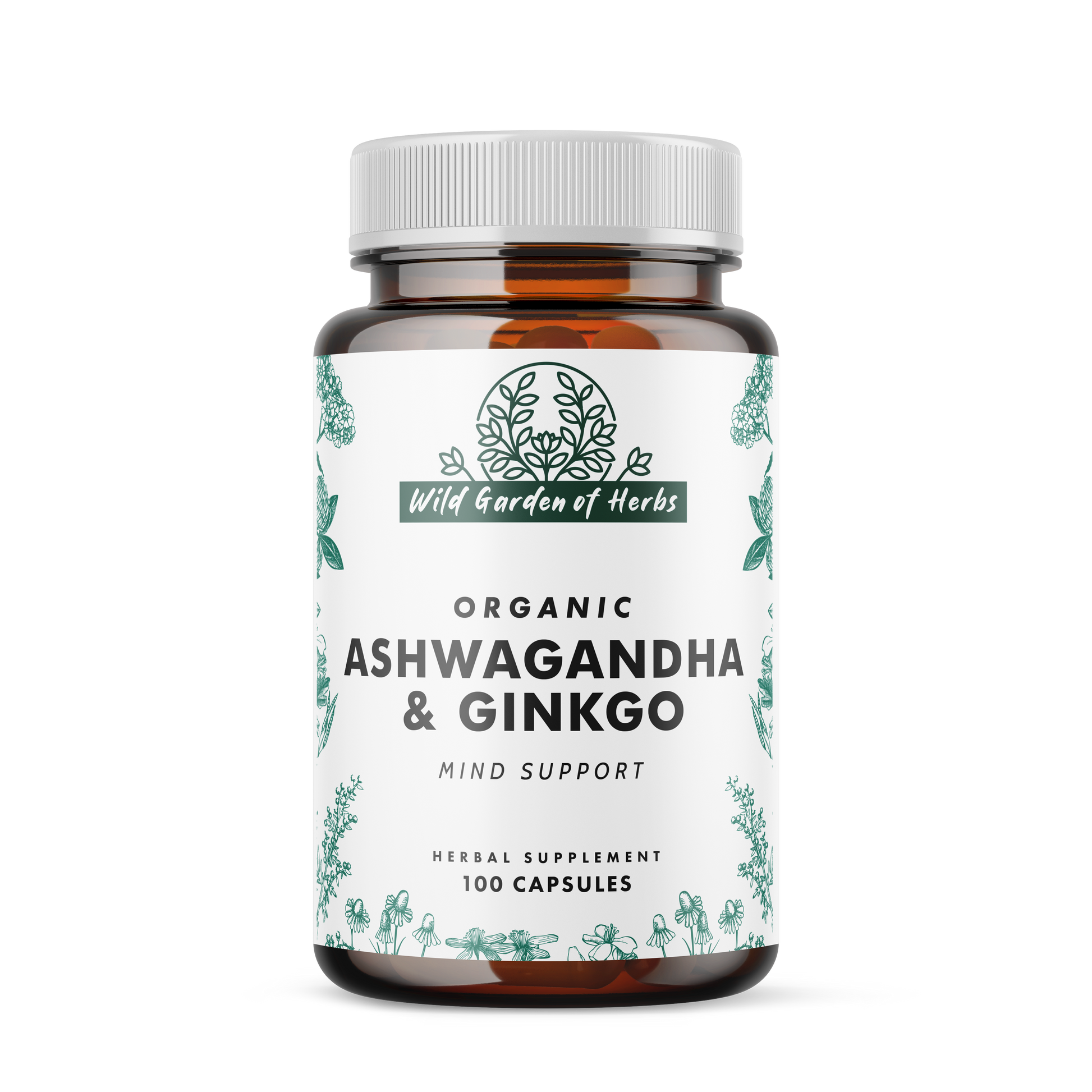 Did you know this combination of herbs naturally support the body’s: Brain function, Cognitive response, Healthy stress response.